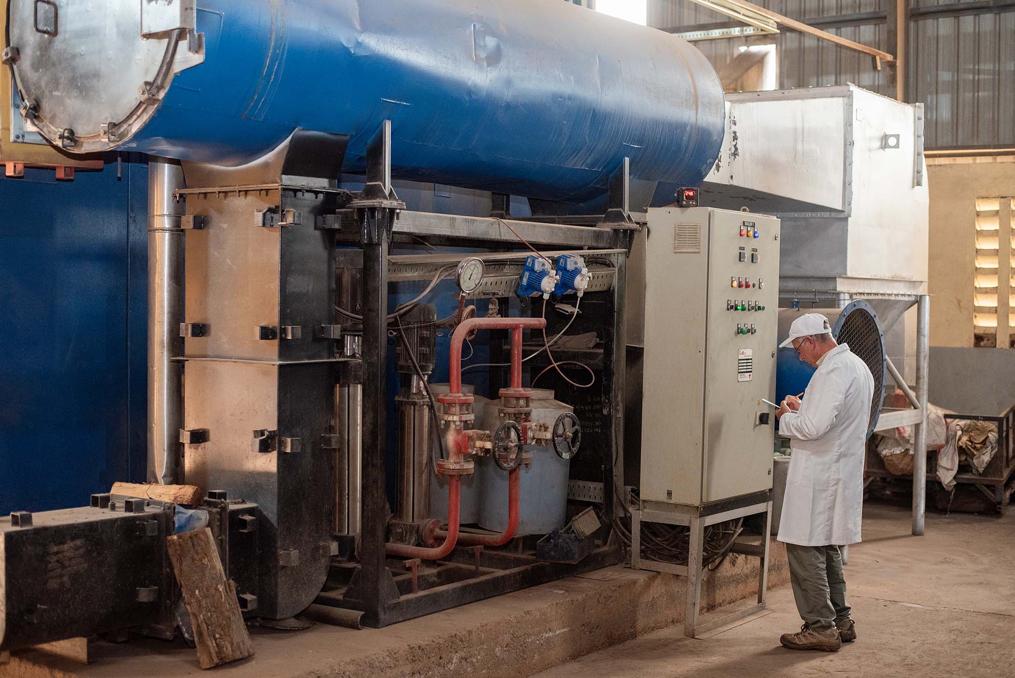 enms training hands-on activities tea factory EELA Kenya